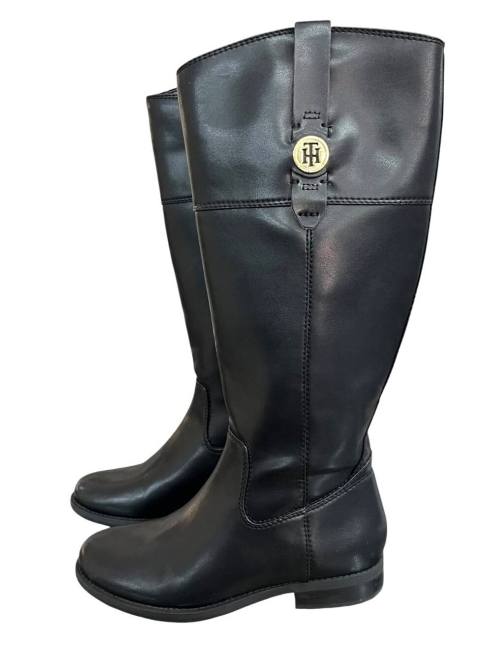 Tommy Hilfiger Black Knee-High Women's Boots Size 6.5